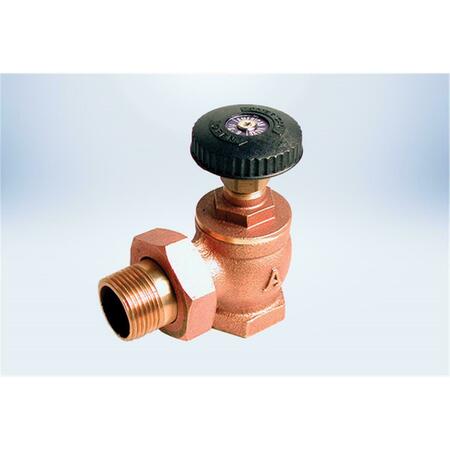 AMERICAN VALVE 9 2 2 in. Steam Radiator Angle 9 2&quot;